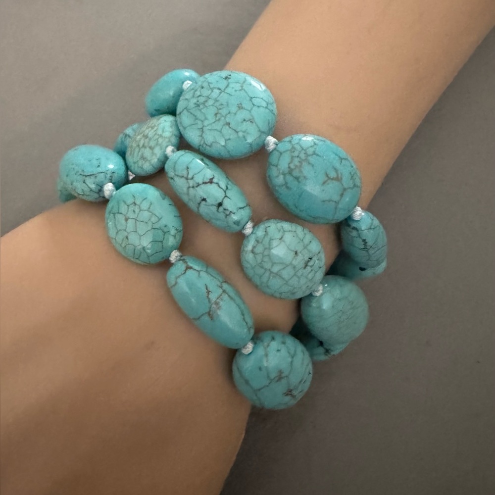 New Lauren Ralph Lauren Turquoise Bracelet - Picture 10 of 10